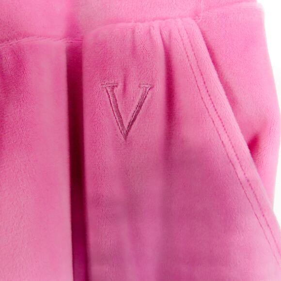 Victoria's Secret Velour Jogger Pants Sweatpants in Electric Pink Barbiecore XL - Picture 2 of 4